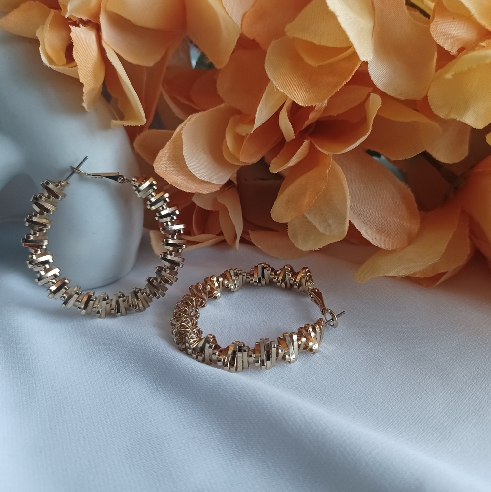 Chunky Spiral Hoops